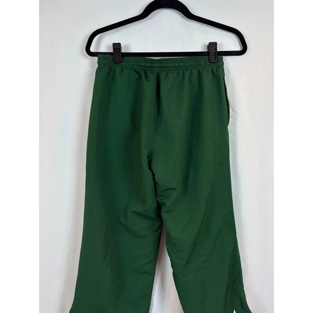 Russell Athletic Small Green Track Pant Mesh Lined Side Zip S95WDXK Forest Green